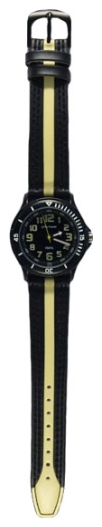 Wrist watch Sputnik D-2067/3 cher.,cher.+zhel. for children - picture, photo, image