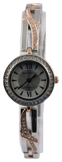 Wrist watch Sputnik L-995491/6 bel.+stal for women - picture, photo, image
