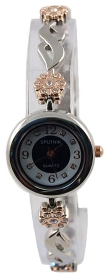 Wrist watch Sputnik L-995500/6 cher.+bel.,kam for women - picture, photo, image