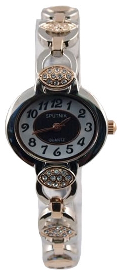 Wrist watch Sputnik L-995510/6 cher.+bel. for women - picture, photo, image