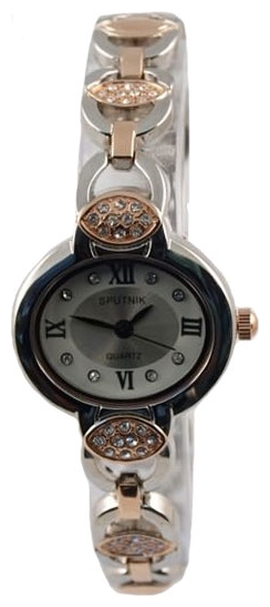 Wrist watch Sputnik L-995511/6 bel.+stal for women - picture, photo, image