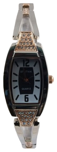 Wrist watch Sputnik L-995550/6 cher.+bel. kam. for women - picture, photo, image