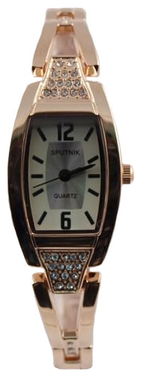 Wrist watch Sputnik L-995550/8 bel.+stal,kam for women - picture, photo, image