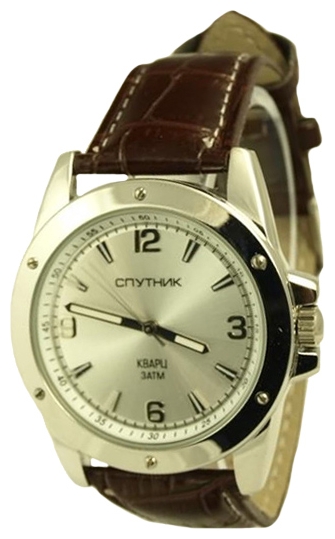 Wrist watch Sputnik M-856591/1 stal rem. for Men - picture, photo, image