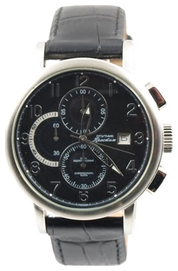 Wrist watch Sputnik NM-1G214/1 cher.,stal. for men - picture, photo, image