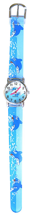 Wrist watch Tik-Tak H101-1 Golubye delfiny for children - picture, photo, image