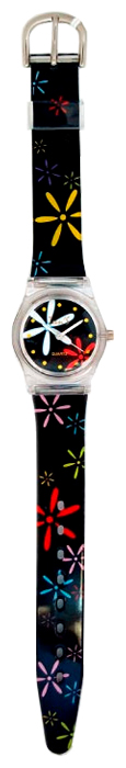 Wrist watch Tik-Tak H116-1 CHernye cvety for children - picture, photo, image
