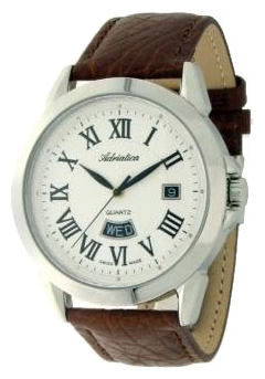 Wrist watch Adriatica 1115.5233Q SS/Roman/Silver for Men - picture, photo, image