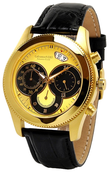 Wrist watch Calvaneo 1583 Amanio Gold for Men - picture, photo, image