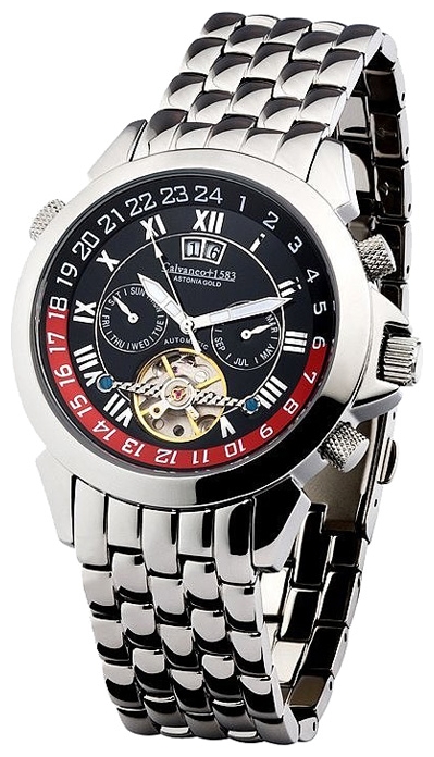 Wrist watch Calvaneo 1583 Astonia Steel Black for Men - picture, photo, image