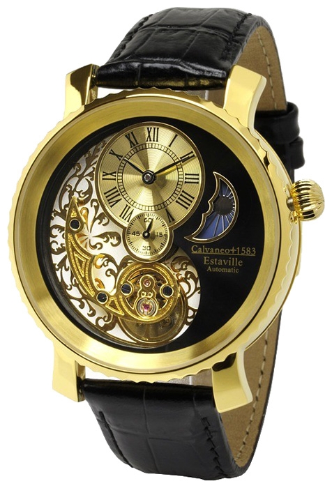 Wrist watch Calvaneo 1583 Estaville Gold for men - picture, photo, image