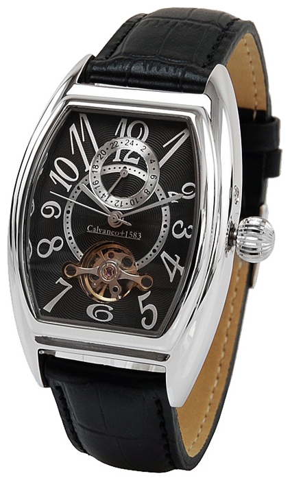 Wrist watch Calvaneo 1583 Tonneau Platin for Men - picture, photo, image