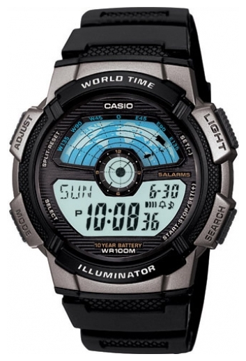 Wrist watch Casio AE-1100W-1A for Men - picture, photo, image