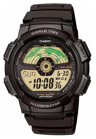 Wrist watch Casio AE-1100W-1B for Men - picture, photo, image