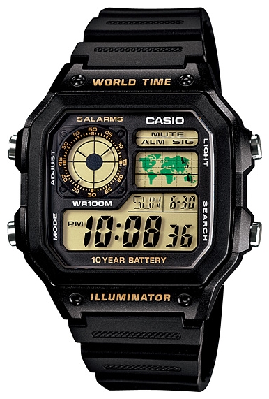 Wrist watch Casio AE-1200WH-1B for Men - picture, photo, image