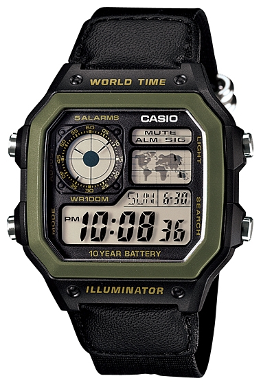 Wrist watch Casio AE-1200WHB-1B for Men - picture, photo, image