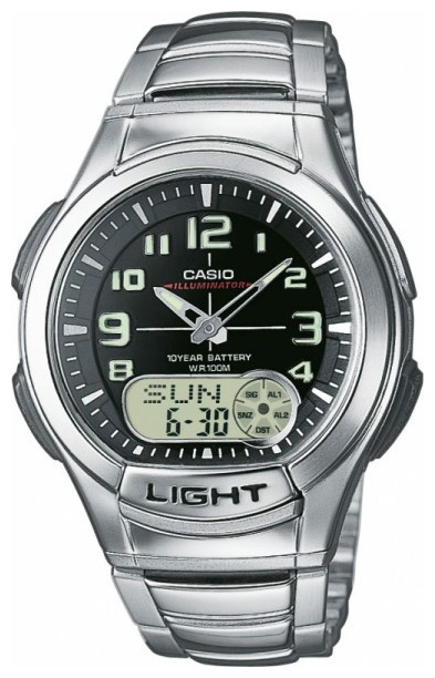 Wrist watch Casio AQ-180WD-1B for Men - picture, photo, image
