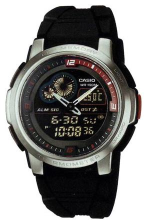 Wrist unisex watch Casio AQF-102W-1B - picture, photo, image