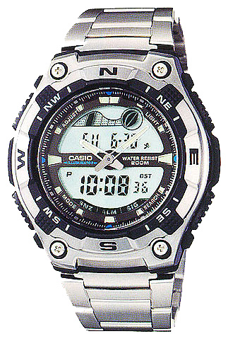 Wrist watch Casio AQW-100D-1A for men - picture, photo, image