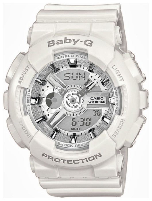 Wrist unisex watch Casio BA-110-7A3 - picture, photo, image