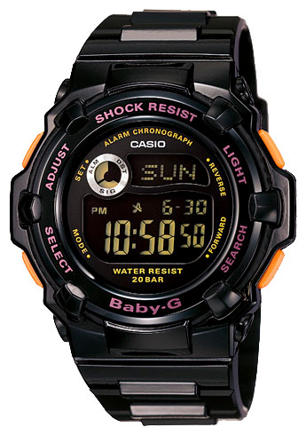Wrist unisex watch Casio BG-3000A-1E - picture, photo, image