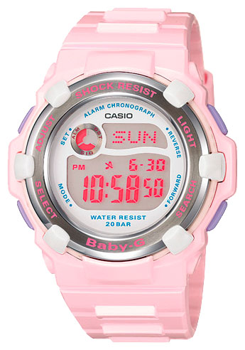 Wrist unisex watch Casio BG-3000A-4E - picture, photo, image