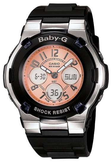Wrist unisex watch Casio BGA-110-1B - picture, photo, image