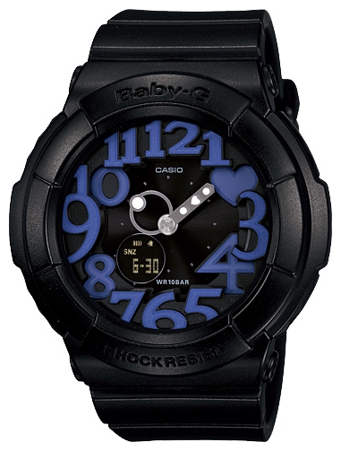 Wrist unisex watch Casio BGA-134-1B - picture, photo, image