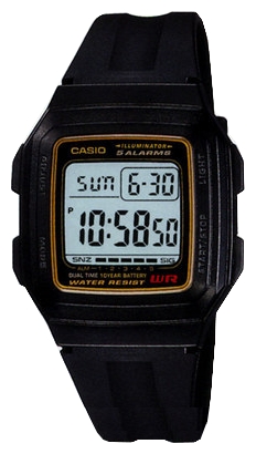 Wrist watch Casio F-201WA-9A for Men - picture, photo, image