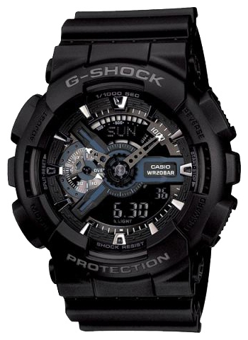Wrist watch Casio GA-110-1B for men - picture, photo, image