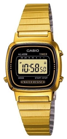 Wrist watch Casio LA-670WEGA-1E for Men - picture, photo, image