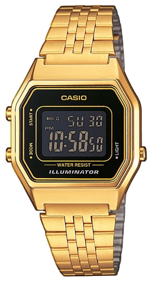Wrist unisex watch Casio LA-680WEGA-1B - picture, photo, image