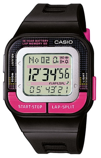 Wrist unisex watch Casio SDB-100-1B - picture, photo, image