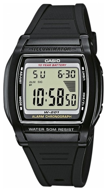 Wrist watch Casio W-201-1A for Men - picture, photo, image