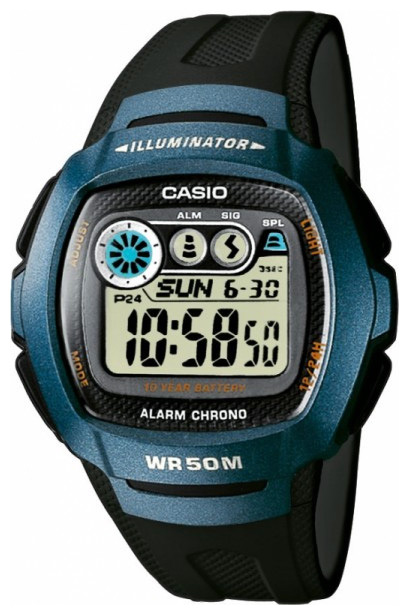 Wrist watch Casio W-210-1B for Men - picture, photo, image