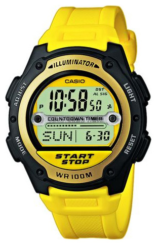 Wrist unisex watch Casio W-756-9A - picture, photo, image