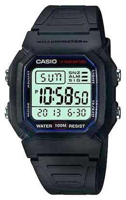 Wrist watch Casio W-800H-1A for Men - picture, photo, image