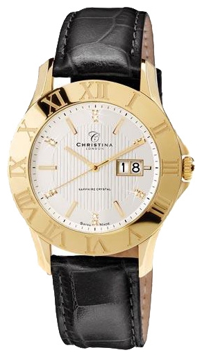 Wrist watch Christina London 514GWBL for men - picture, photo, image