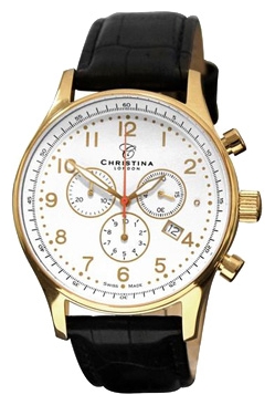 Wrist watch Christina London 700GWBL for men - picture, photo, image