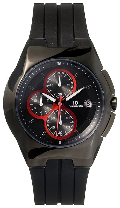 Wrist watch Danish Design IQ18Q684SLBK+RED for men - picture, photo, image