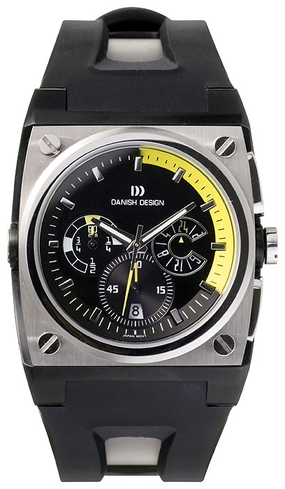 Wrist watch Danish Design IQ24Q683SLBK+YELLOW for Men - picture, photo, image