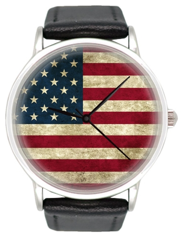 Wrist unisex watch Kawaii Factory Amerikanskij flag - picture, photo, image