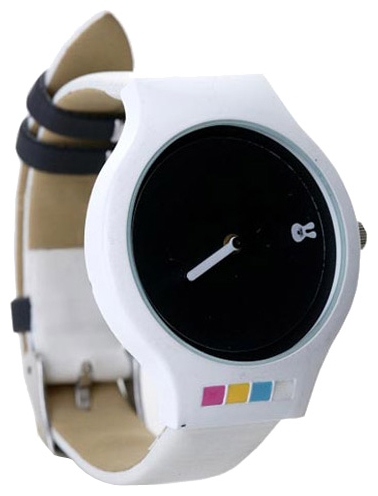 Wrist unisex watch Kawaii Factory Kajt (belo-chernye) - picture, photo, image