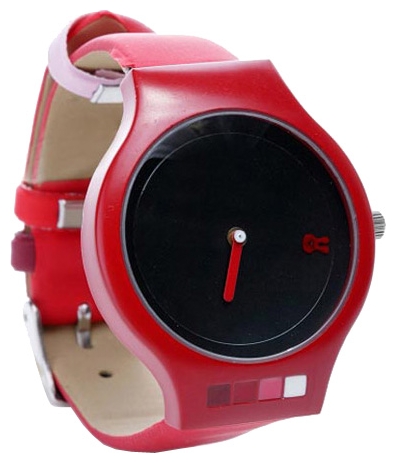 Wrist watch Kawaii Factory Kajt (krasno-chernye) for unisex - picture, photo, image