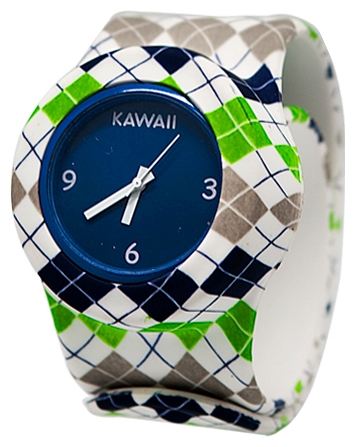 Wrist unisex watch Kawaii Factory Kvadratnyj uzor - picture, photo, image
