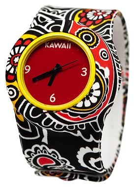 Wrist watch Kawaii Factory Ogurechnyj uzor mini (CHernyj) for unisex - picture, photo, image