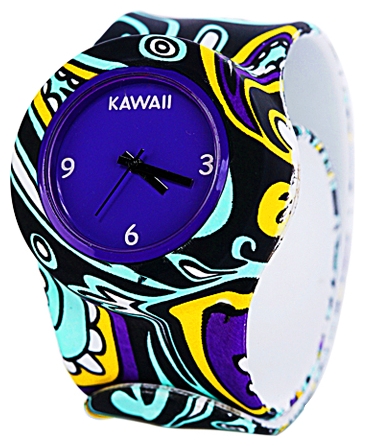 Wrist unisex watch Kawaii Factory Ogurechnyj uzor zelenyj - picture, photo, image