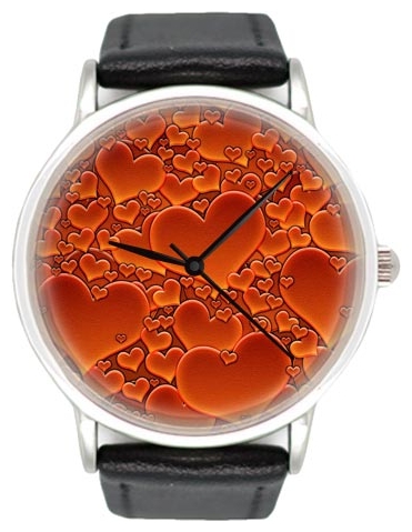 Wrist unisex watch Kawaii Factory Serdca - picture, photo, image