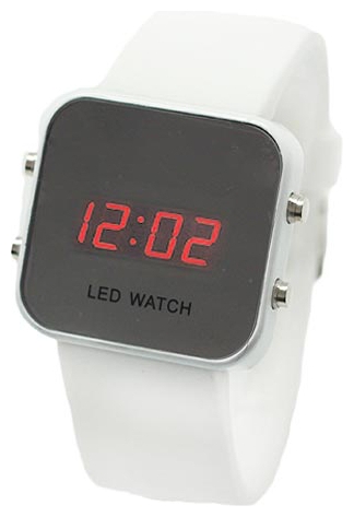 Wrist unisex watch Kawaii Factory Electronic sports (belye) - picture, photo, image