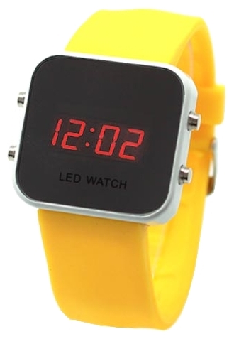 Wrist watch Kawaii Factory Electronic sports (zheltye) for unisex - picture, photo, image